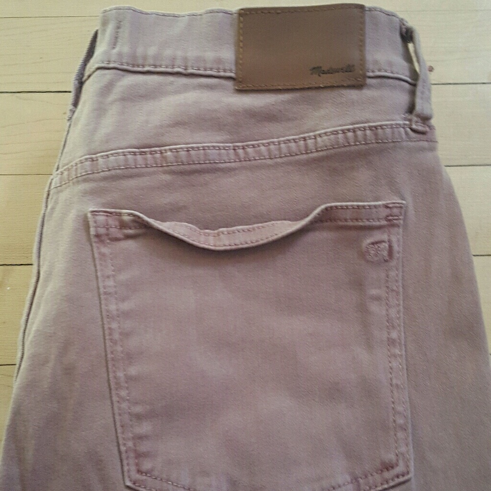 Madewell lavender pinkish skinny jeans 28
